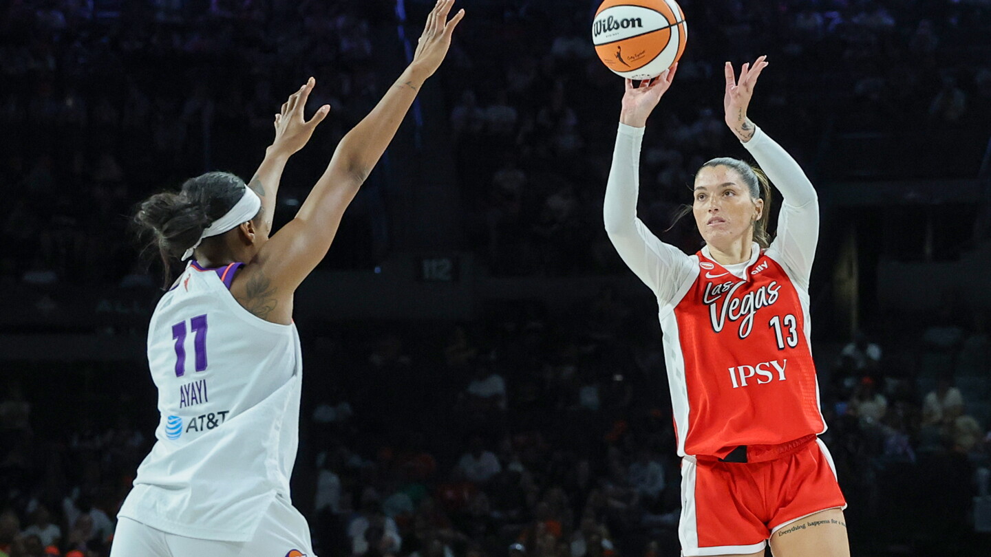 Justine Pissott's Record-Setting Debut Propels Las Vegas Aces to Historic Rout