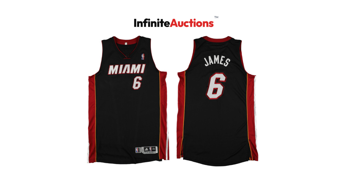 LeBron James's Record-Setting 2014 Miami Heat Jersey Featured in Infinite Auctions
