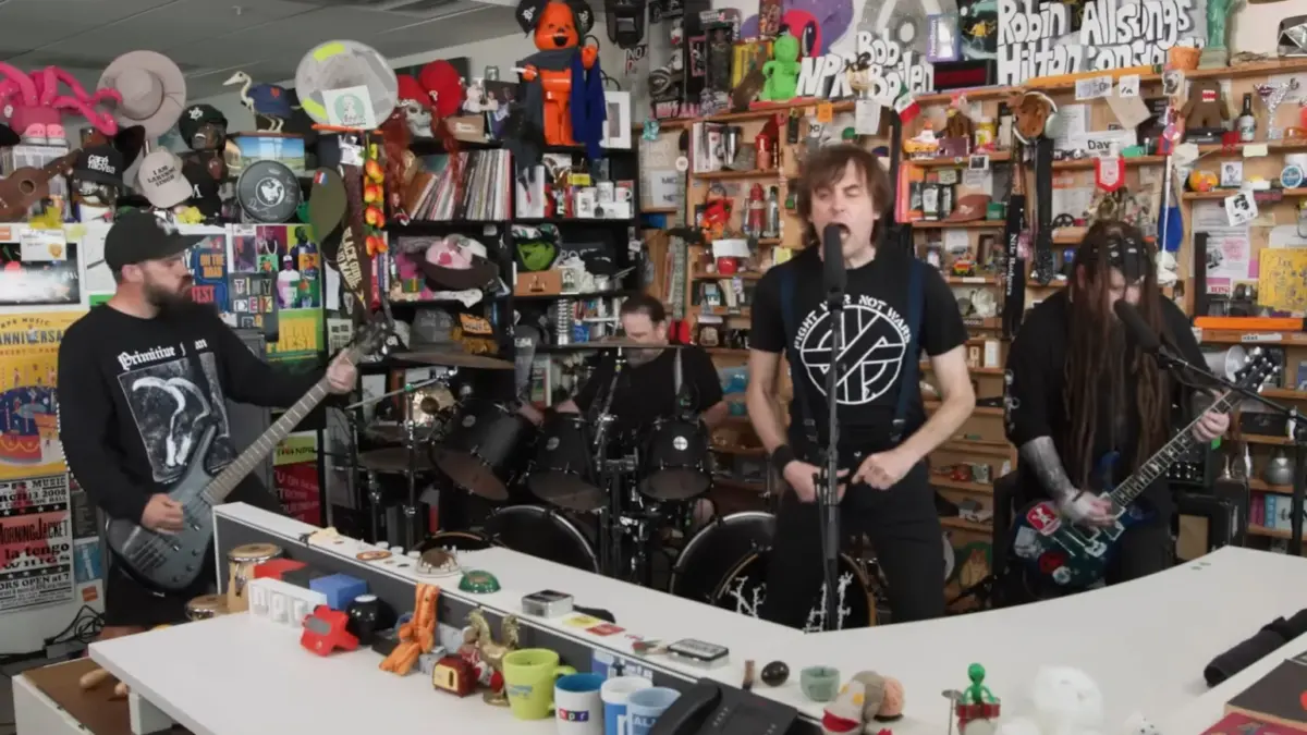 Napalm Death Delivers Historic, Heavy Grindcore Set at NPR Tiny Desk, Advocates for Public Media