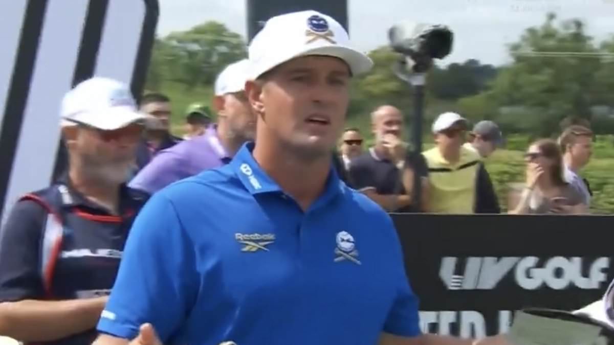 DeChambeau's Tee Shot Nearly Hits Poulter Amid Blind Hole Confusion at LIV Golf UK