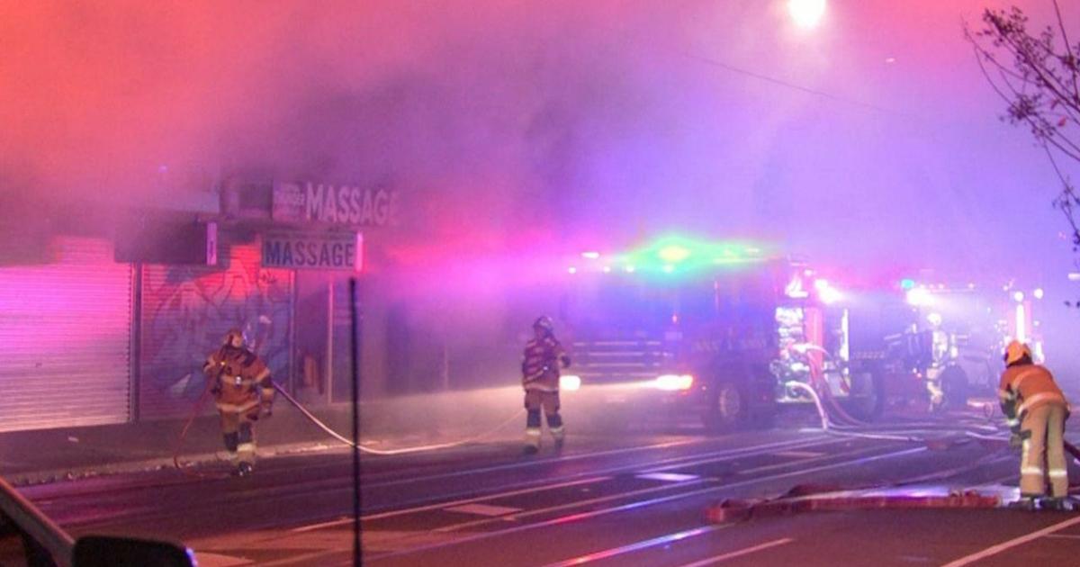 Police Investigate Arson as Ram Raid Ignites Major Fire at Ten Richmond Businesses in Melbourne