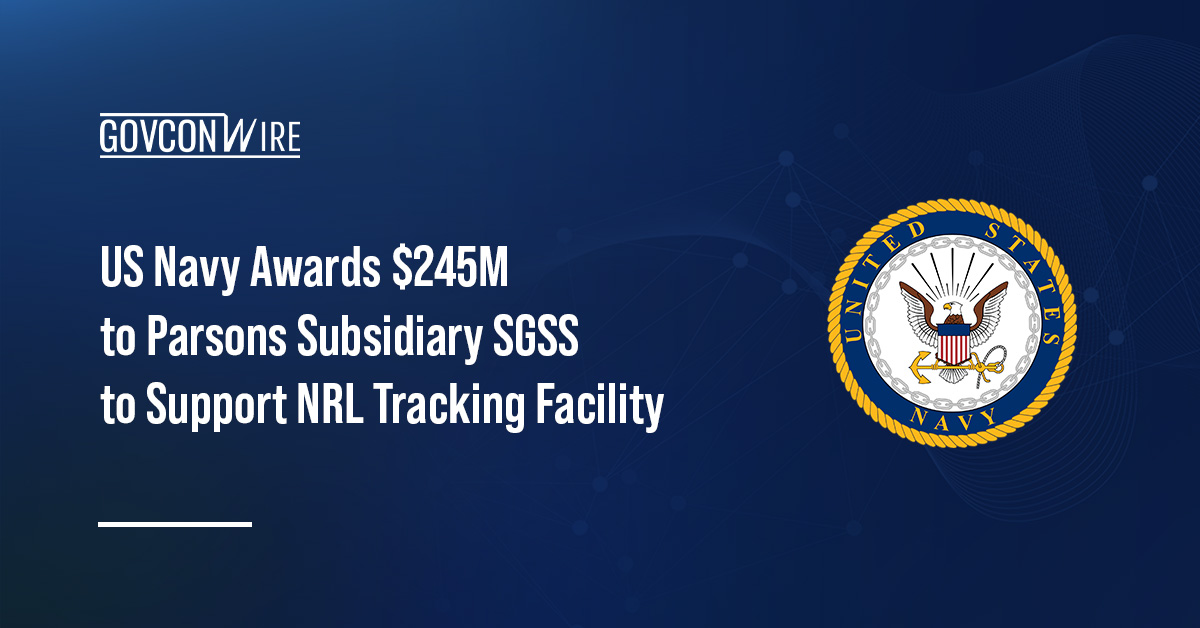 Parsons Subsidiary SGSS Secures $245M NRL Contract for Satellite Mission Software Support