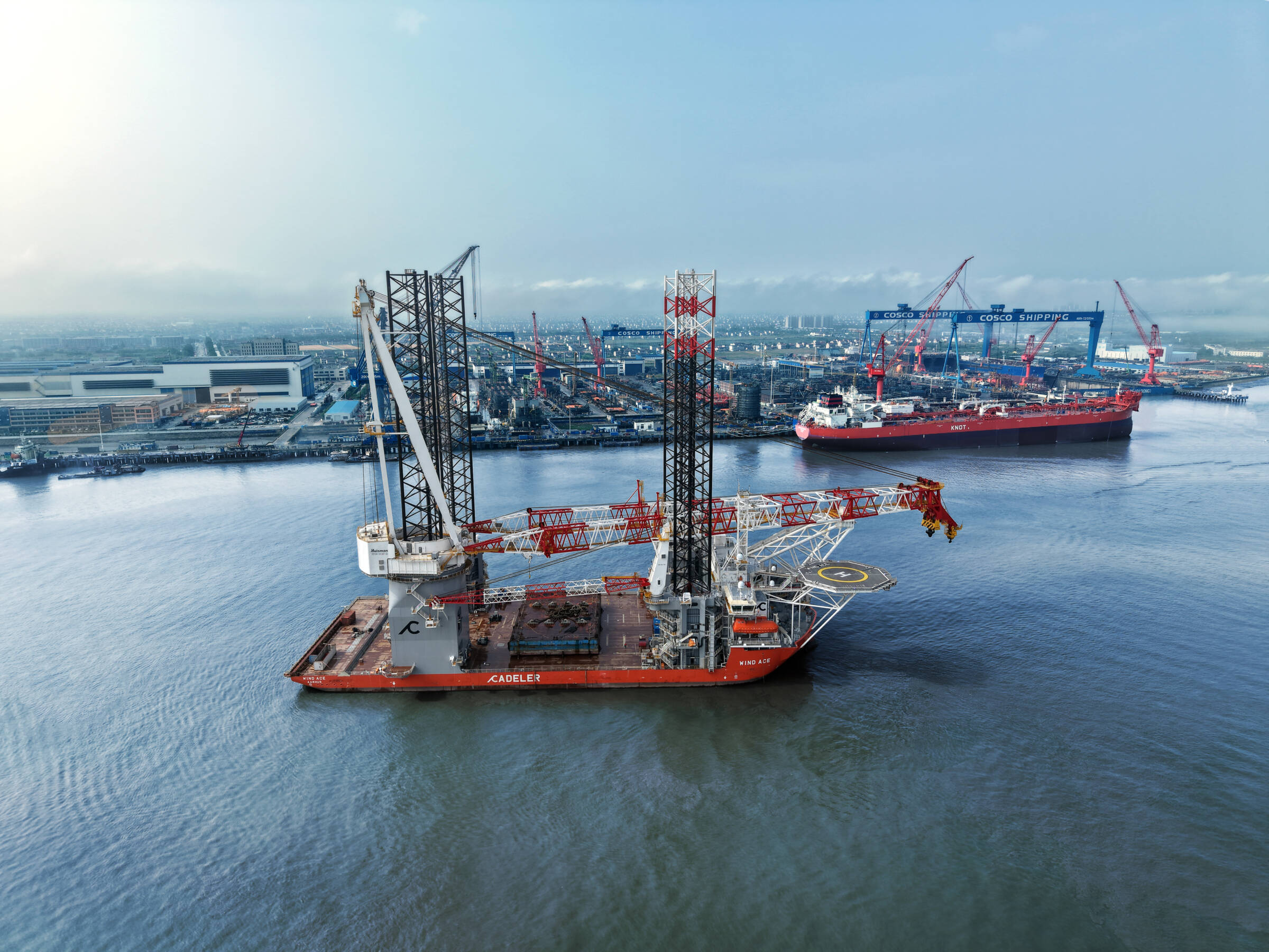 Cadeler Delivers 'Wind Ace' Offshore Wind Vessel for East Anglia TWO Project