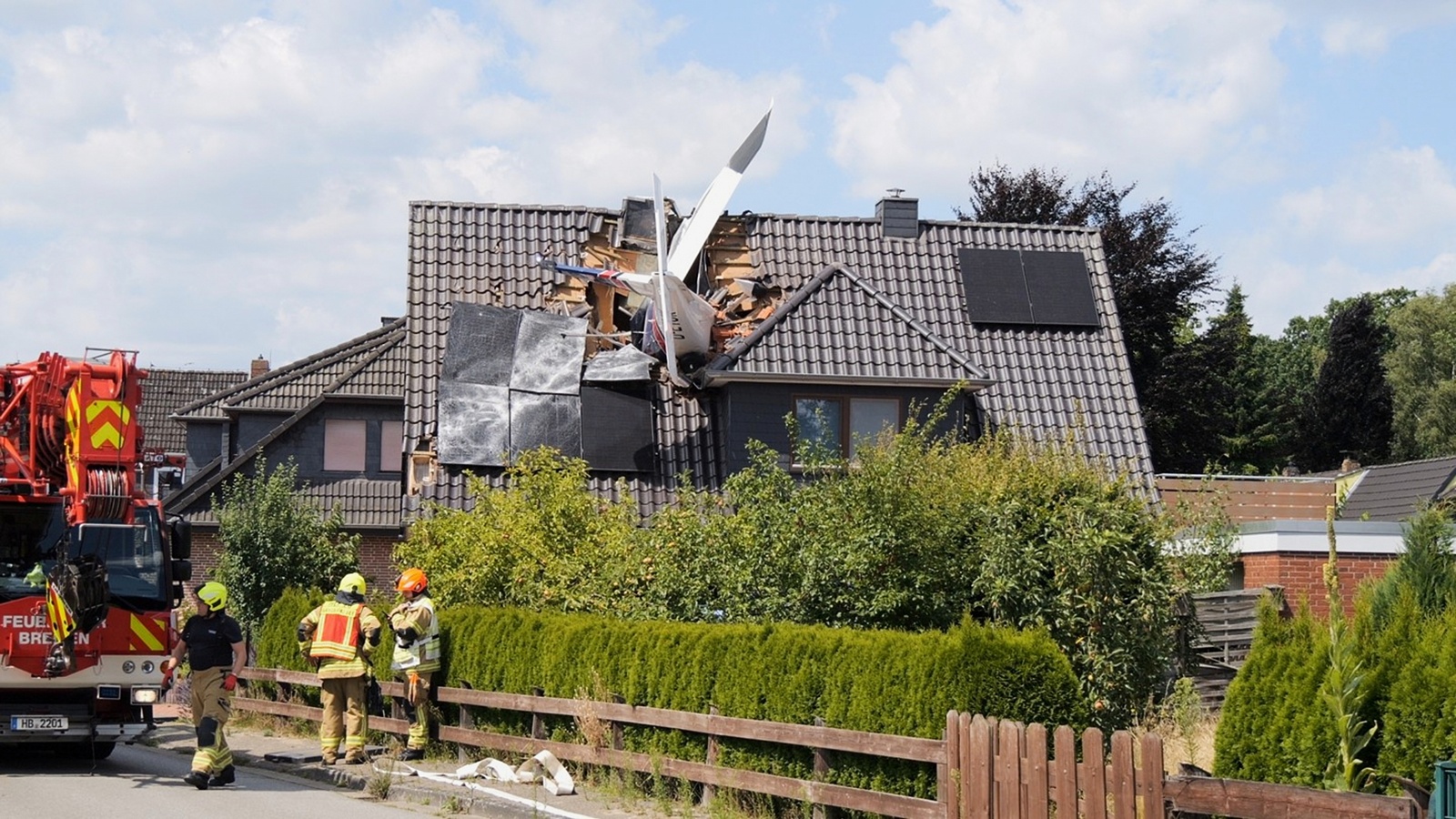 Small Plane Crashes Into German Home, Killing One and Leaving Another Missing