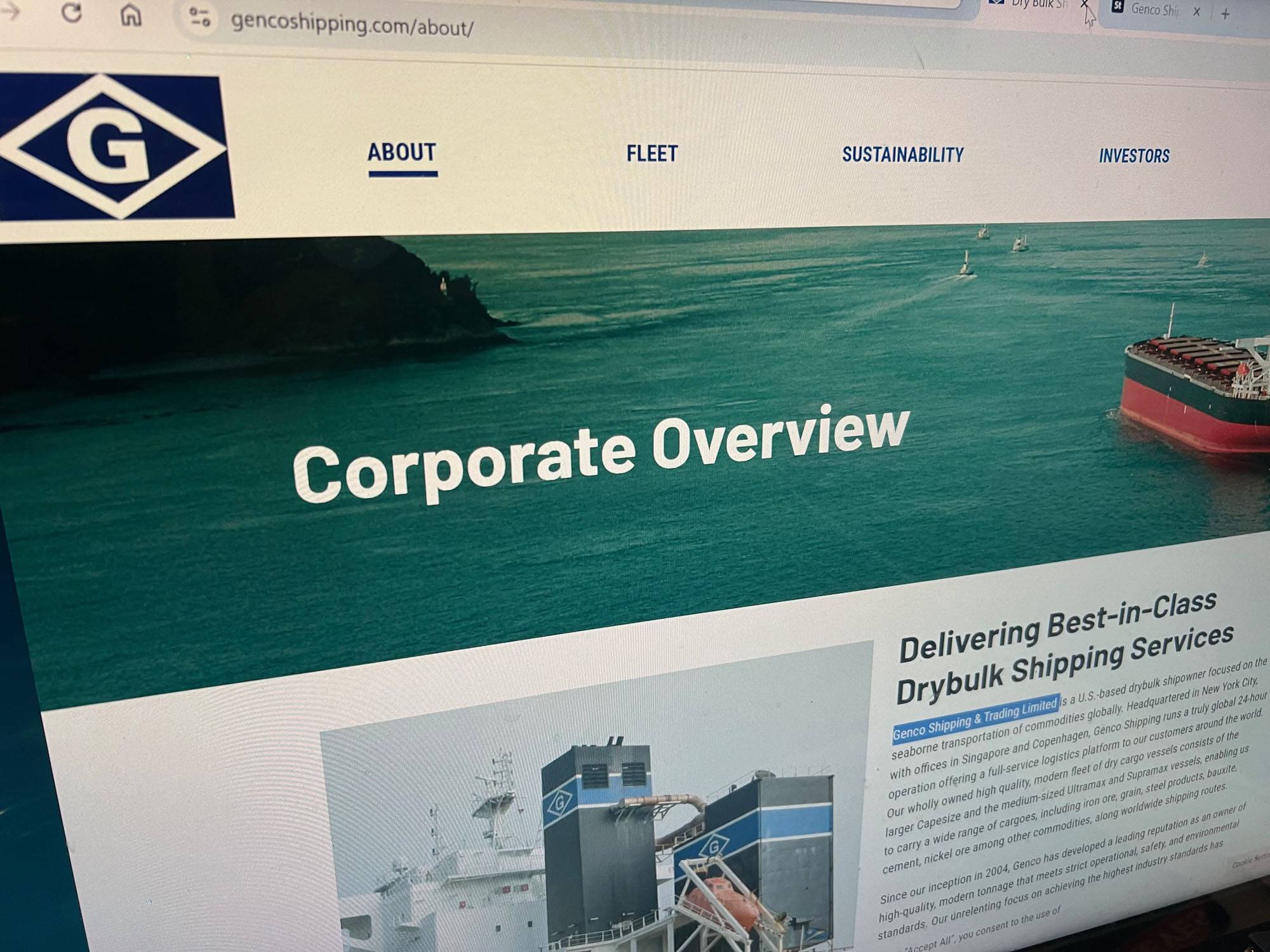 Genco Board Rejects Cash Offer, Reviews Diana's Enhanced Stock-and-Cash Proposal