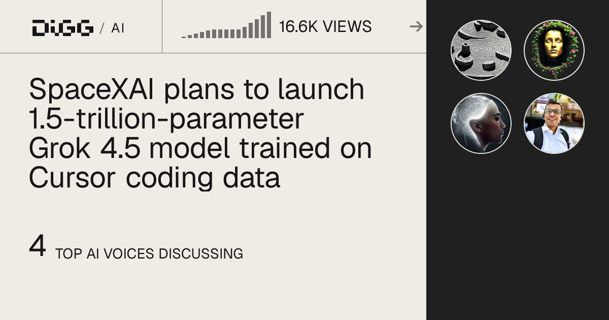 SpaceXAI and Cursor Announce Grok 4.5 Launch, Aiming to Rival Leading AI Models