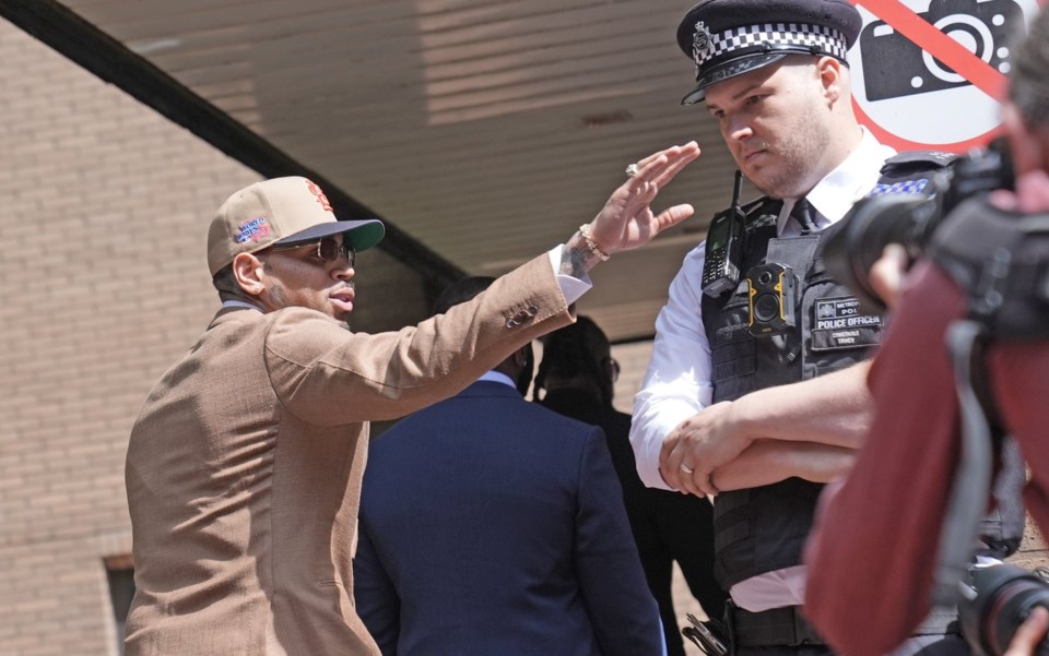 Chris Brown pleads guilty to London nightclub affray; other serious charges dropped.