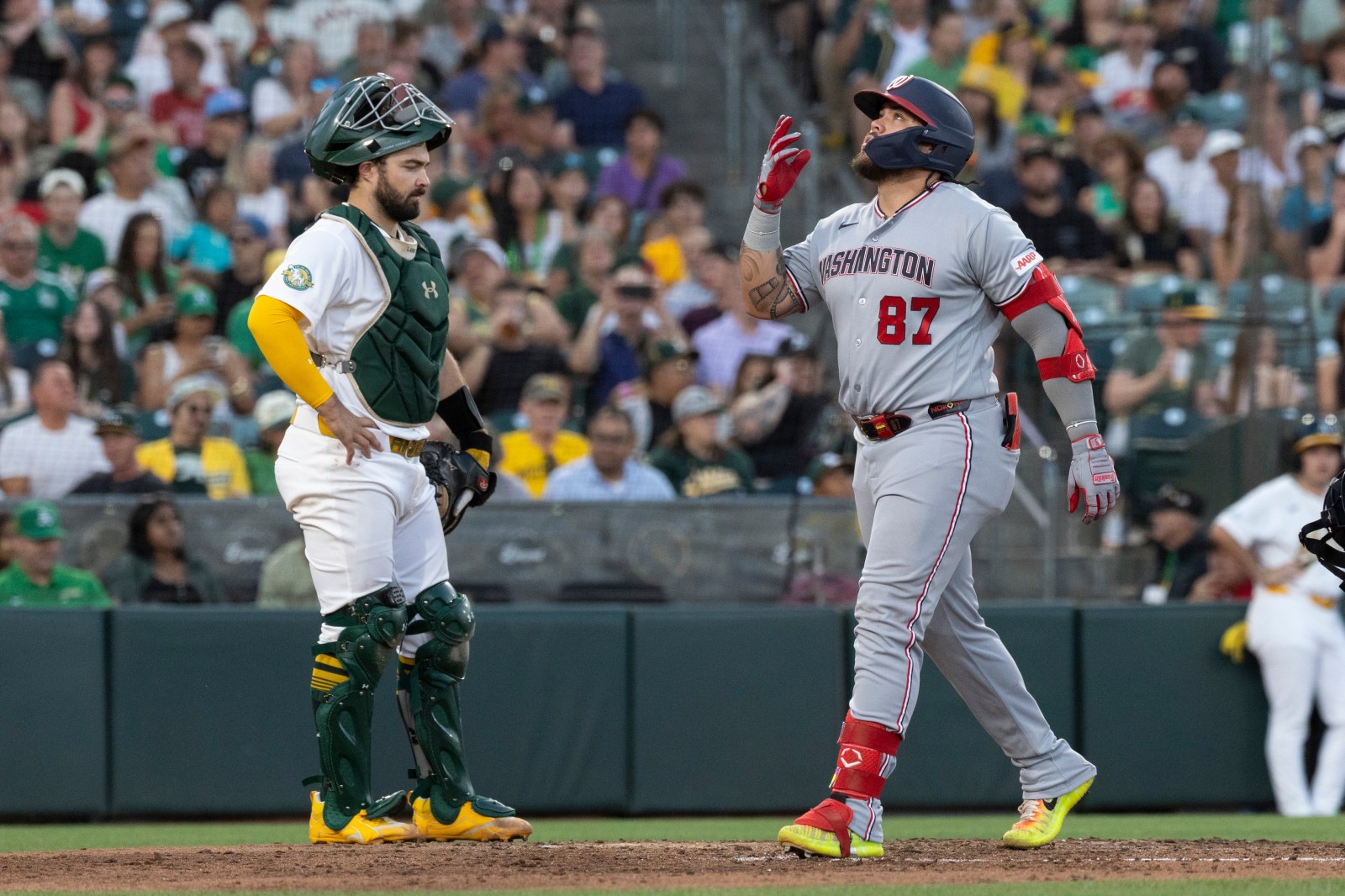 Andrés Chaparro's 8 RBIs Propel Nationals to 23-4 Victory, Extending A's Losing Streak