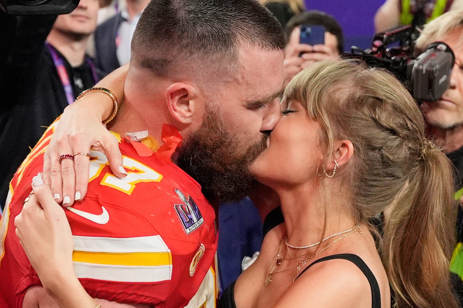 Taylor Swift and Travis Kelce Tie the Knot at Madison Square Garden, Adam Sandler Officiates