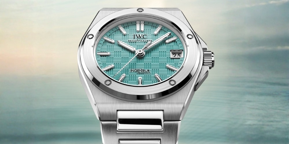 IWC Expands Ingenieur Line with 35mm Automatic Pool Dial for Summer Release