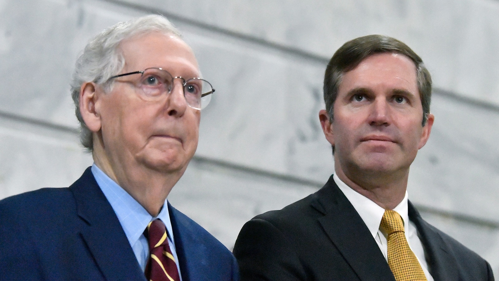 Kentucky Governor Beshear presses McConnell for public health update amid hospitalization and secrecy concerns.