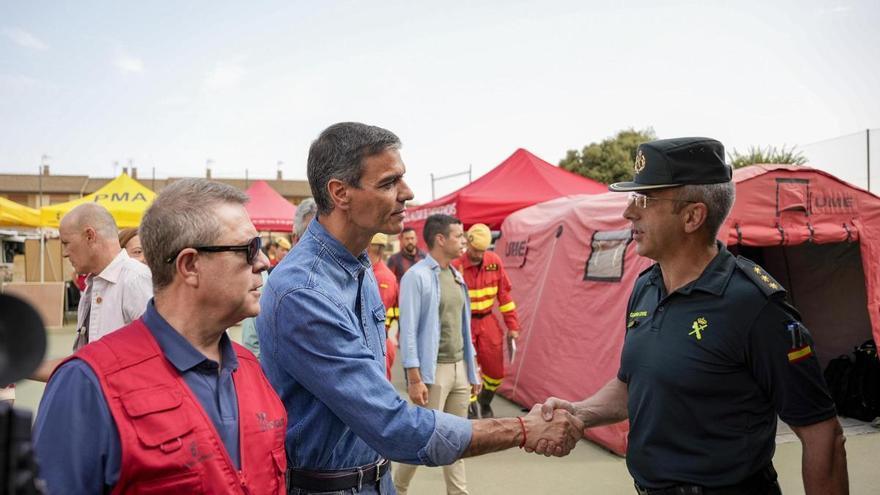 Sánchez urges major state pact on climate emergency amid Guadalajara fire fight