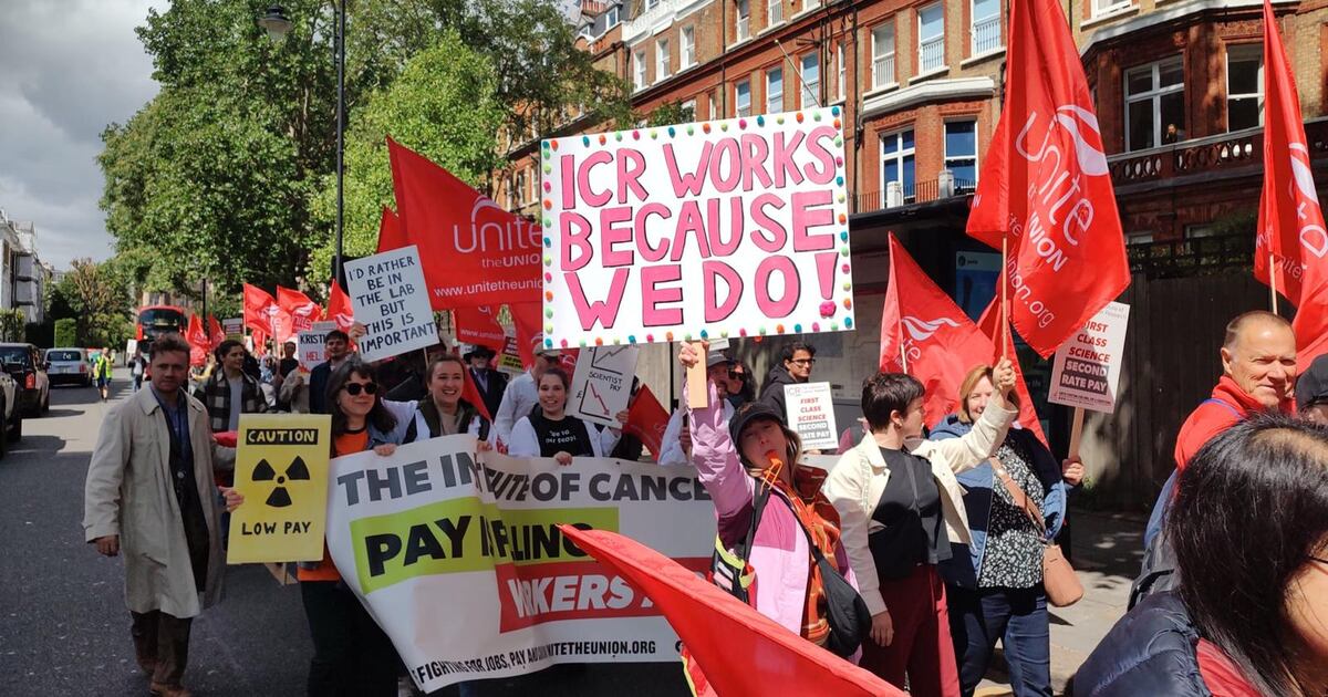 Institute of Cancer Research Staff Extend Strike Over Pay, Citing Existential Crisis