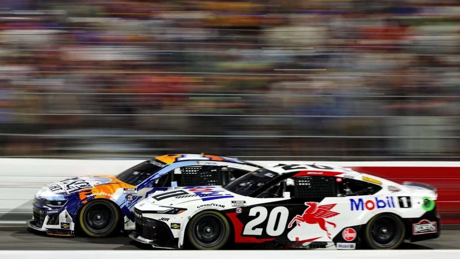 Christopher Bell Makes Pit Stop During NASCAR All-Star Open at North Wilkesboro Speedway