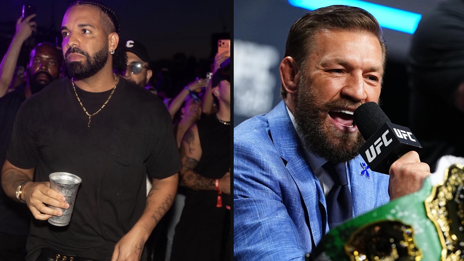 Rapper Drake Wagers $1 Million on Conor McGregor's UFC Comeback Against Max Holloway