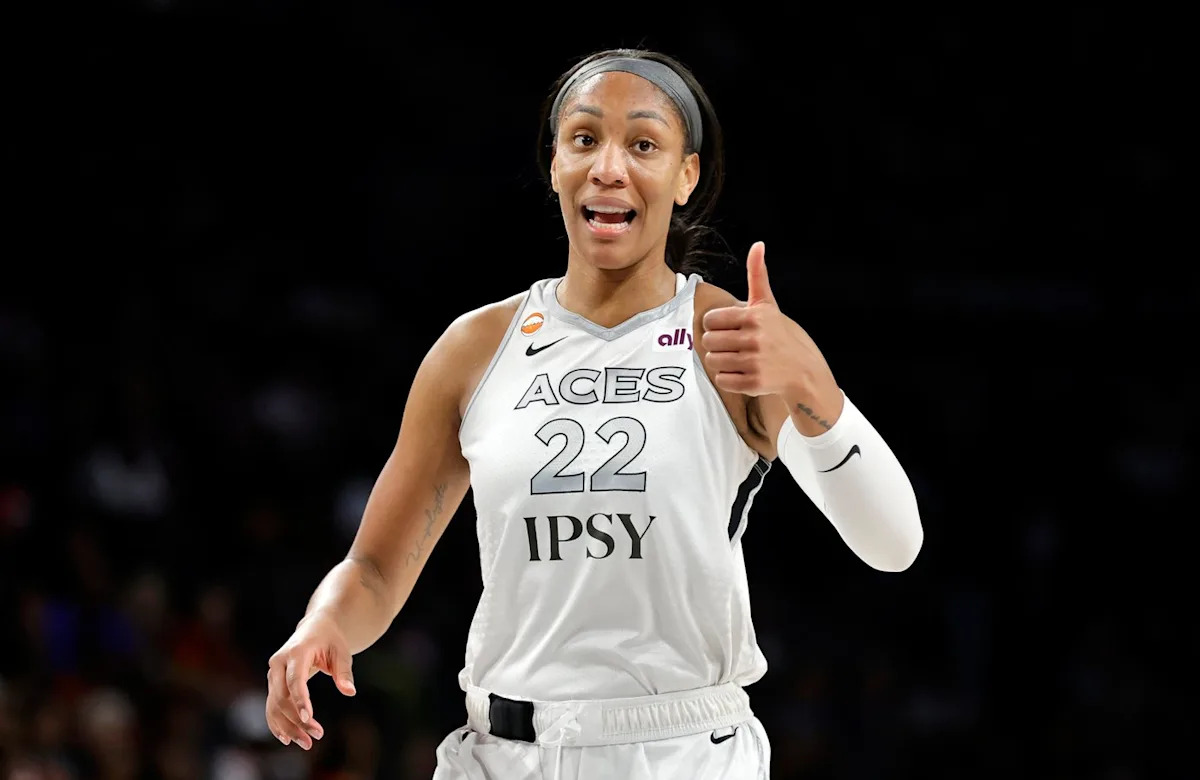 A'ja Wilson's 28 Points and 14 Rebounds Lead Aces Past Fire 98-83