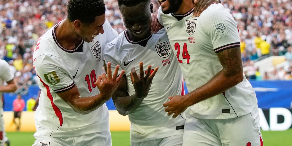 England Routs France 4-0 in First Half of Historic World Cup Bronze Match