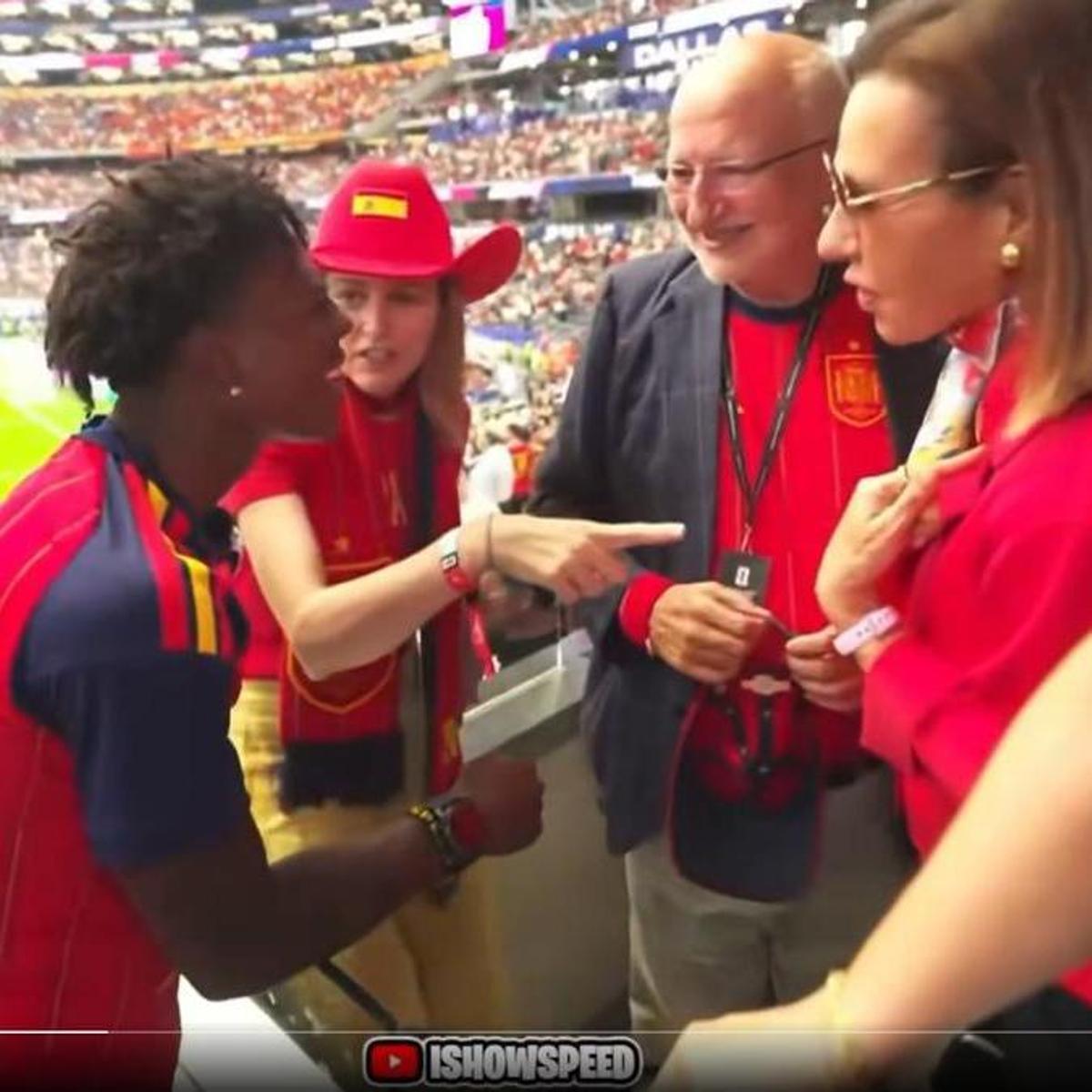 Santander's Ana Botín and Mercadona's Juan Roig Meet Streamer IShowSpeed in Dallas