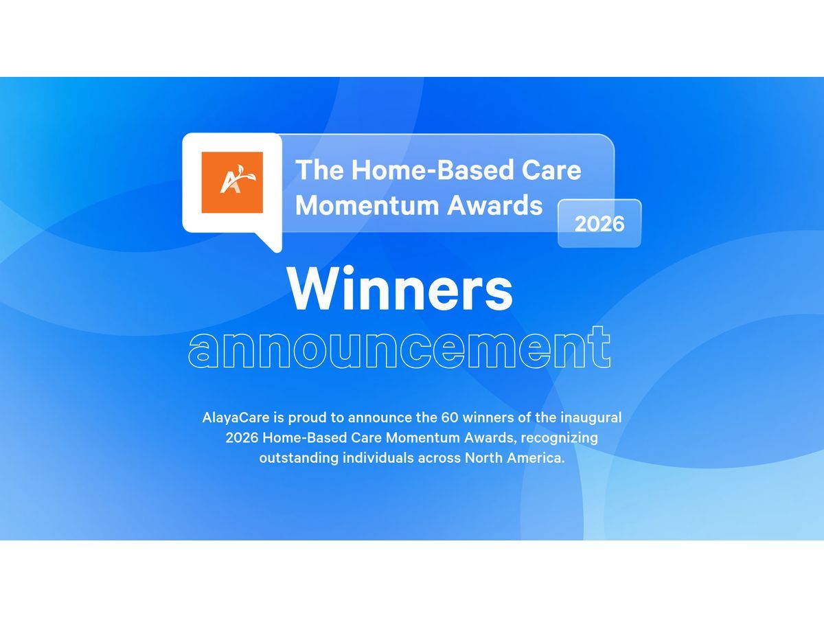 AlayaCare Reveals 2026 Home-Based Care Momentum Award Winners, Honoring Industry Excellence.