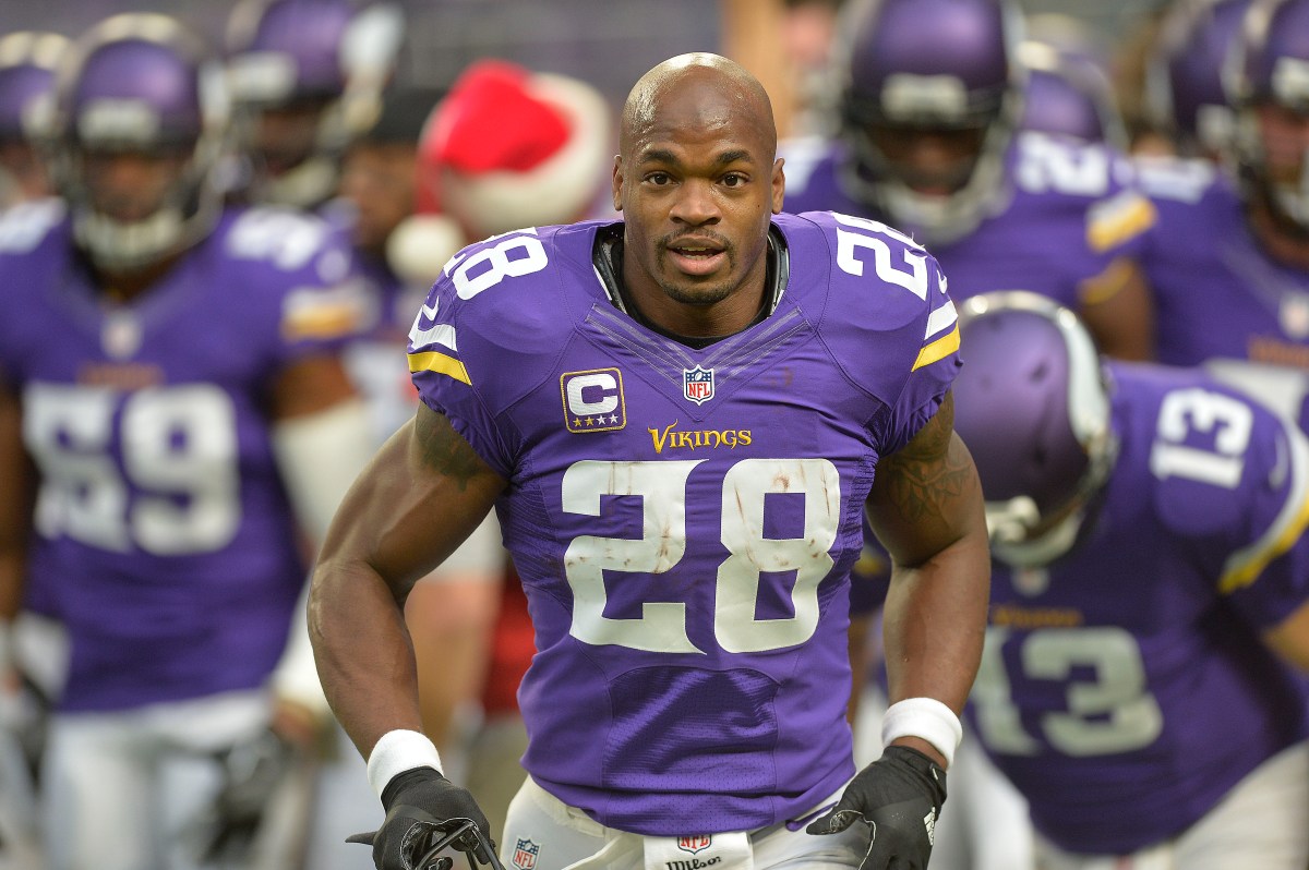 Adrian Peterson Will Be Inducted into Vikings Ring of Honor During 2026 MNF Game