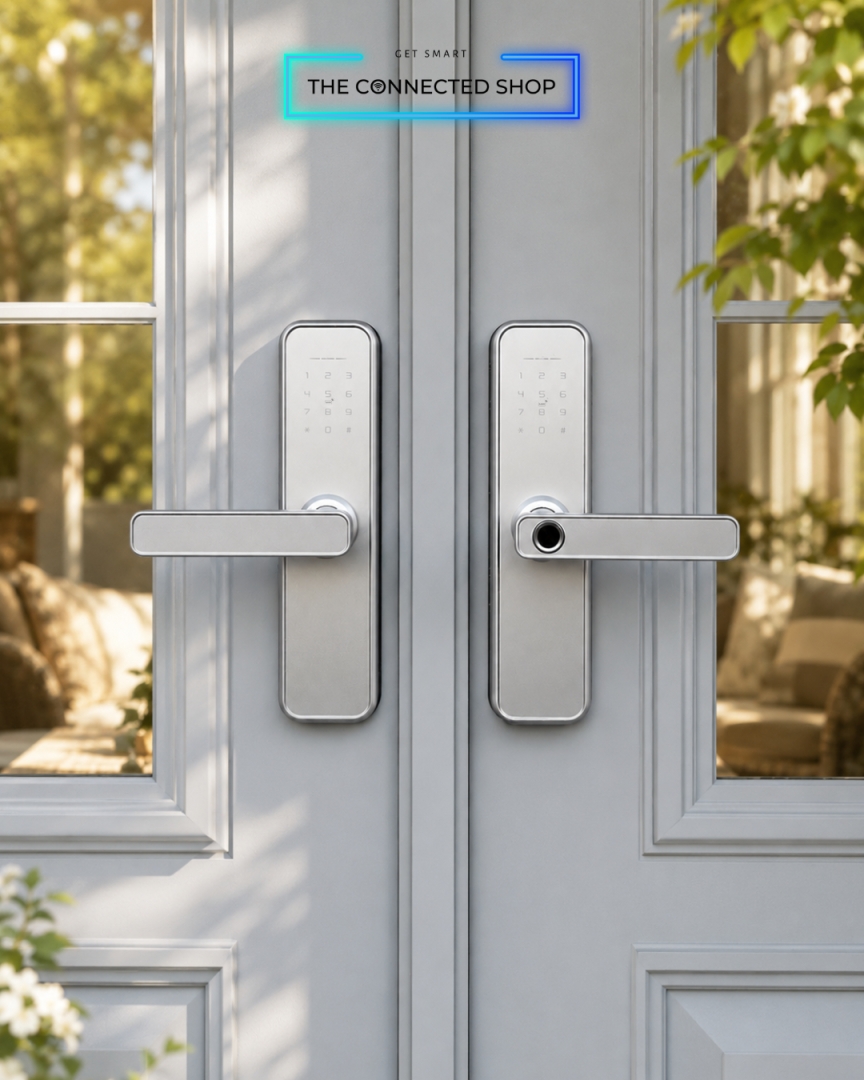 Smart Locks Bring Keyless Access to French Doors While Preserving Their Classic Style
