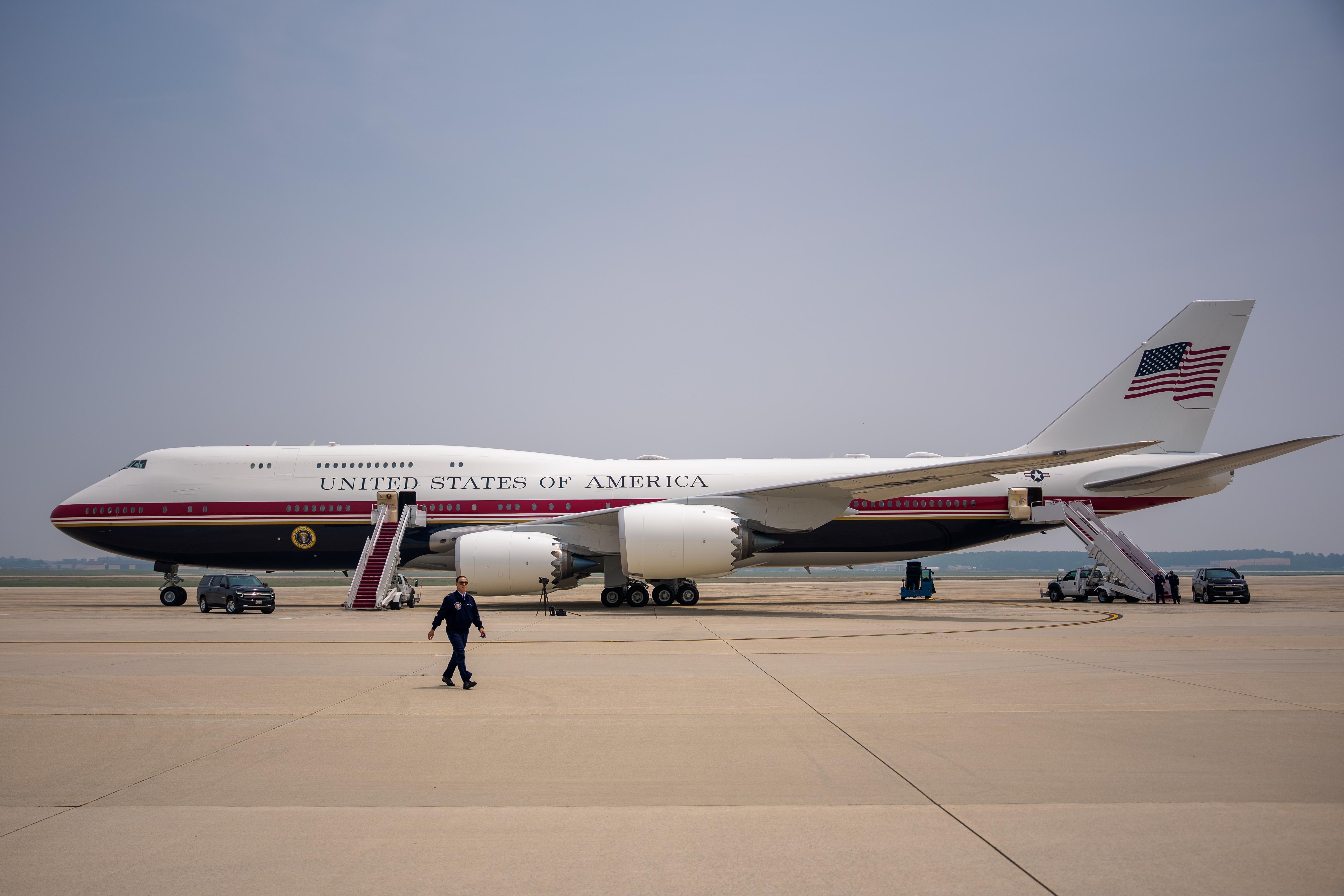 President Trump Switches Aircraft at NATO Summit Over Credible Iranian Threat