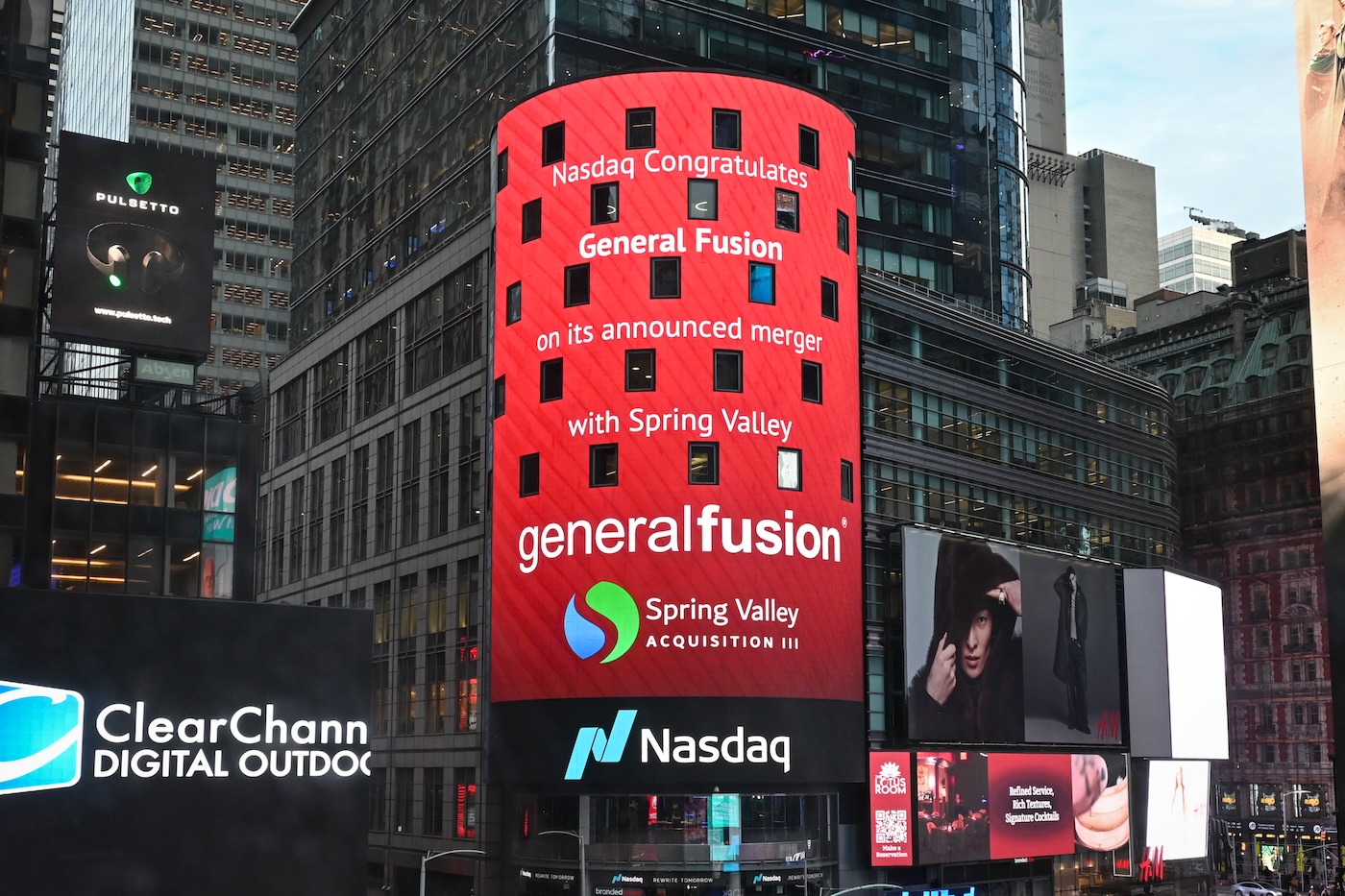 Spring Valley Shareholders Approve Merger with General Fusion, Creating First Public Fusion Company