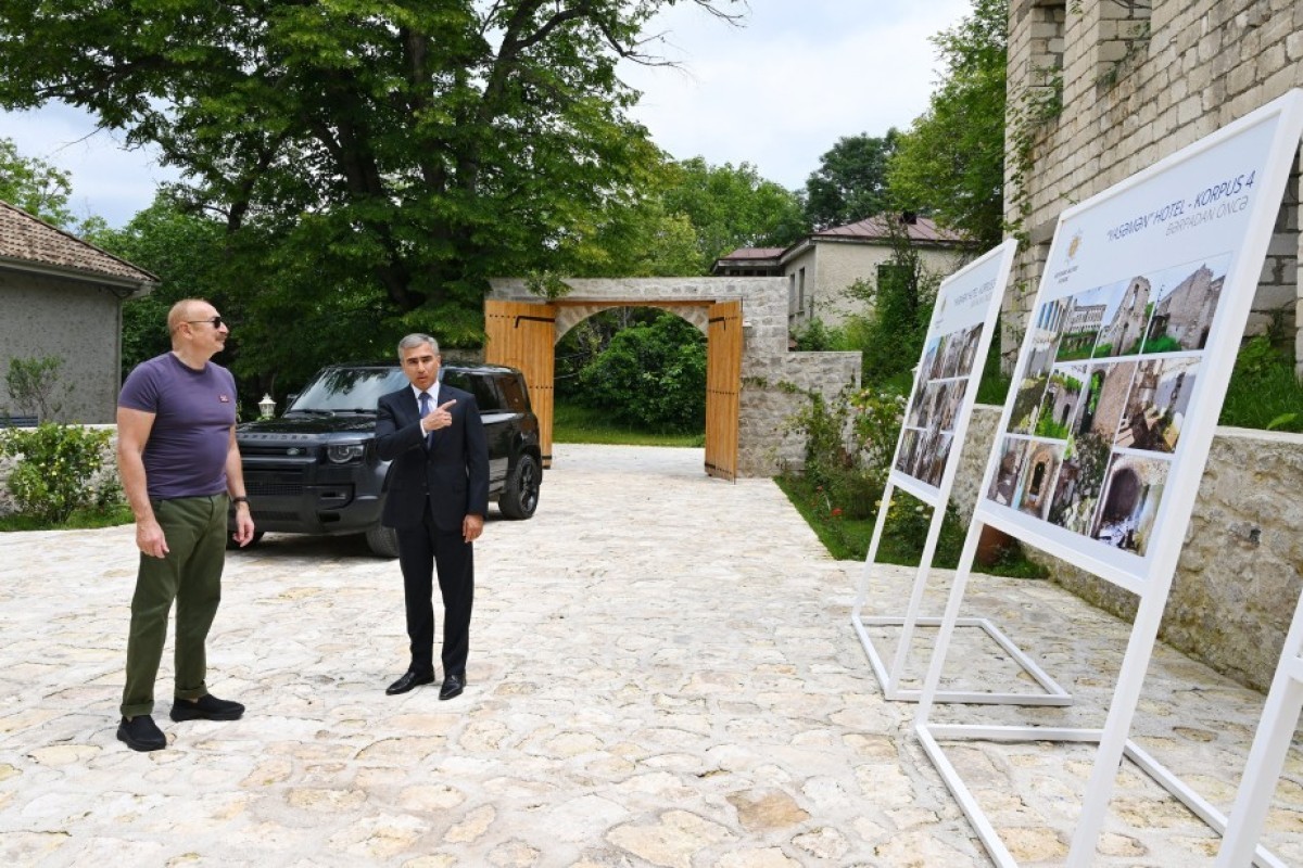President Aliyev Reviews Extensive Reconstruction Progress in Shusha, Accelerating Resident Returns