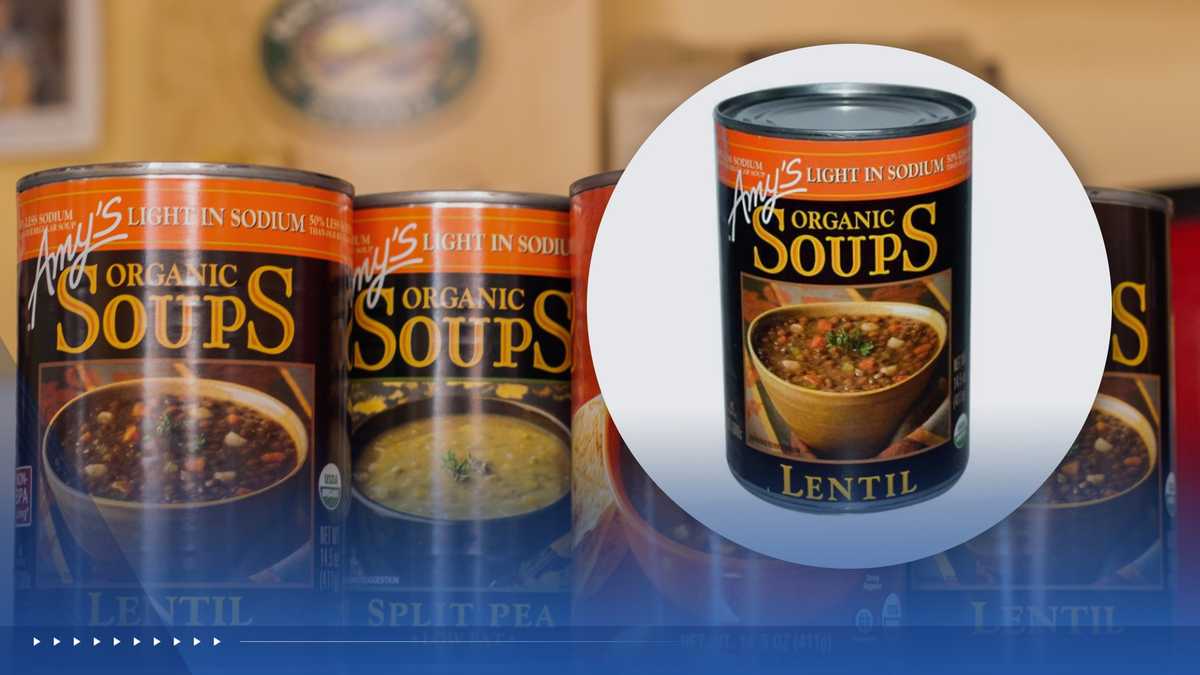 Amy's Kitchen Recalls Lentil Soup Nationwide Over Can Defect Increasing Spoilage Risk