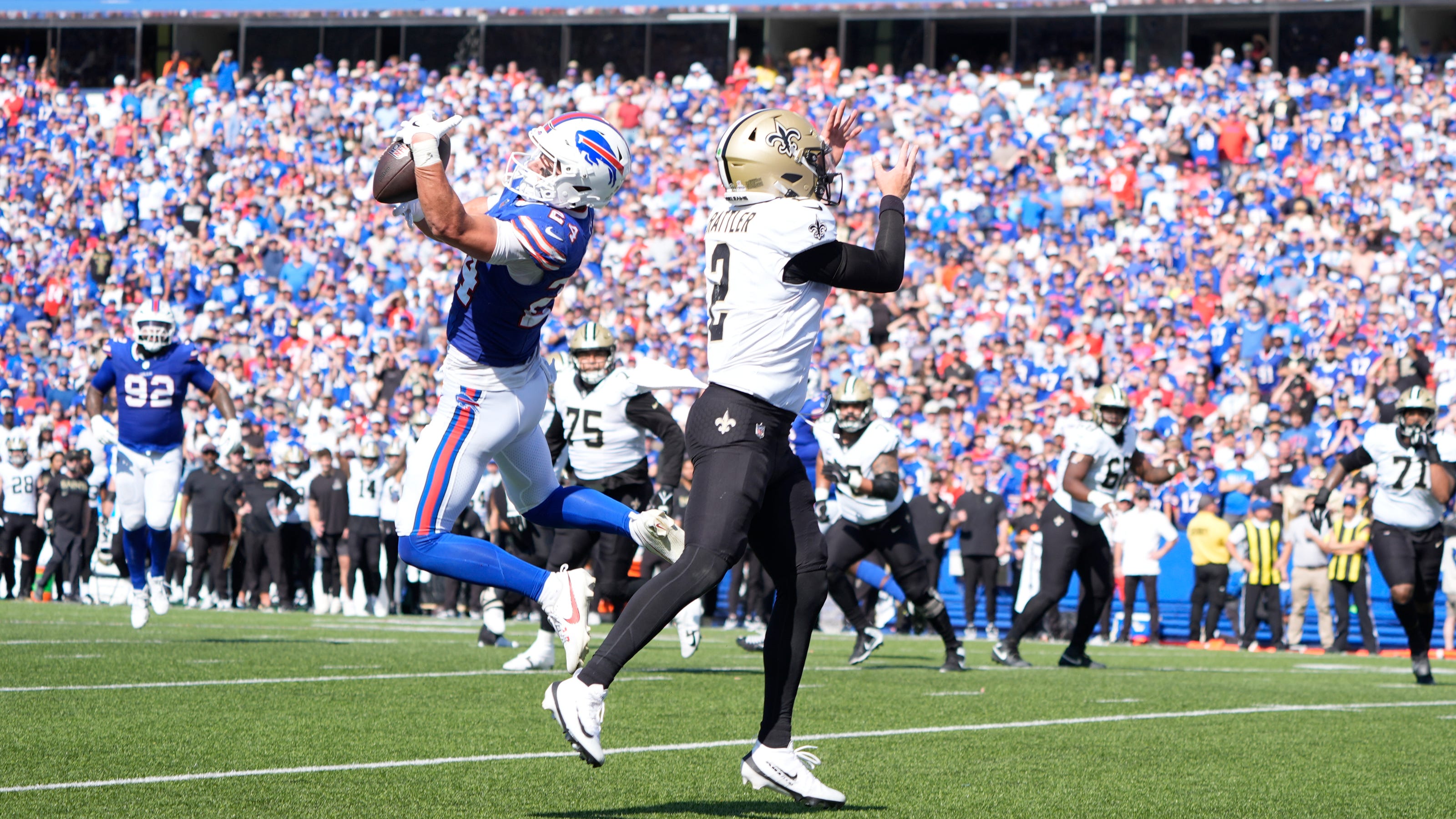Buffalo Bills Training Camp Features New Safety Talent Aiming for Big Plays