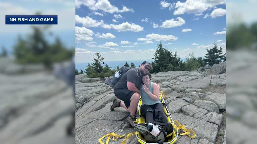 Injured Hiker on New Hampshire Mountain Accepts Proposal During Rescue Effort