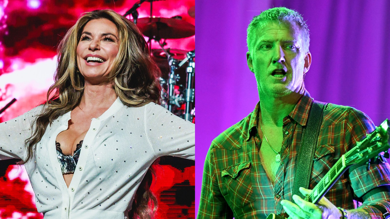 Shania Twain and Josh Homme Fuse Country with Rock in Gritty New Single "Faded Blue Jeans."