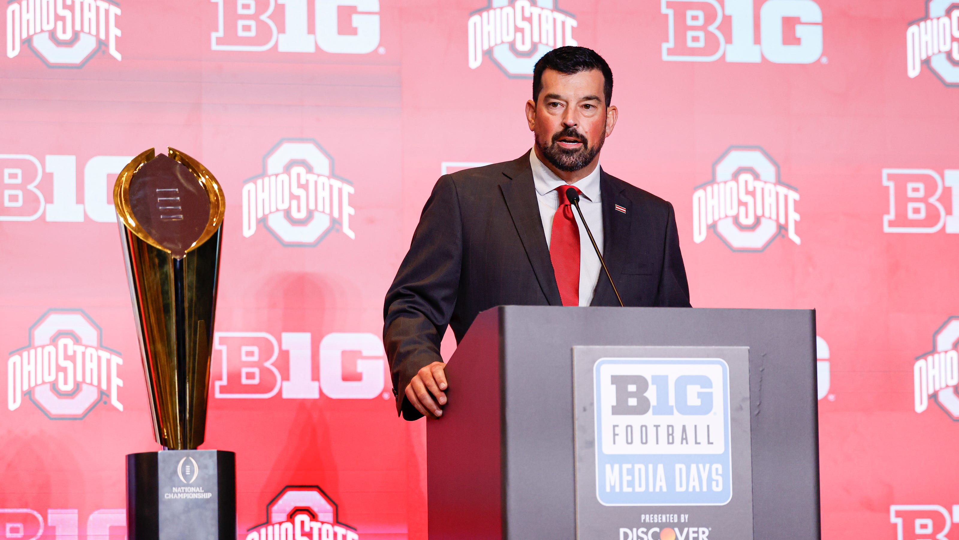 Ryan Day Frames 'Ohio Against the World' Mentality at Big Ten Media Days, Eyes National Title