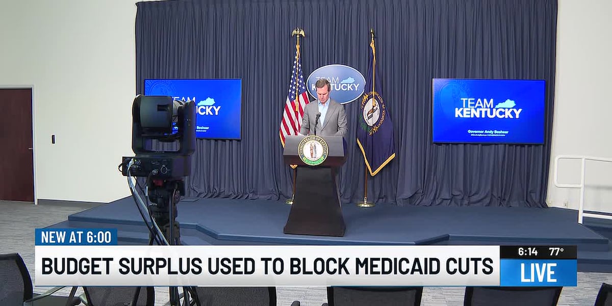 Kentucky Governor Beshear diverts $255M surplus to avert Medicaid cuts for 1 million