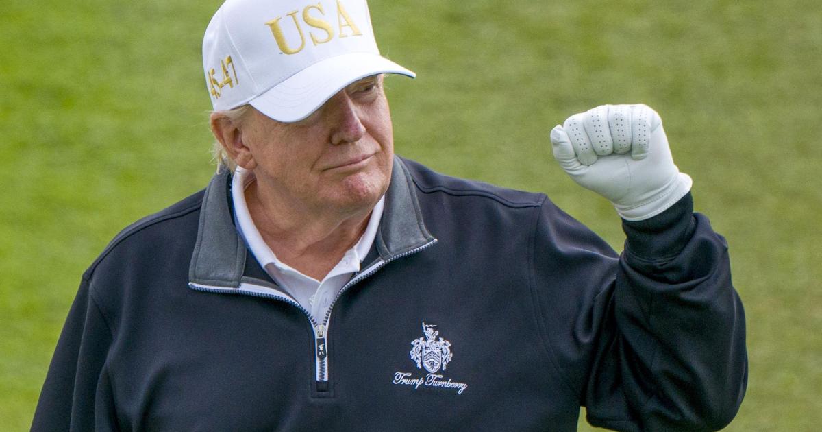 England's Harry Kane describes golfing with Donald Trump as a 'pretty surreal experience'
