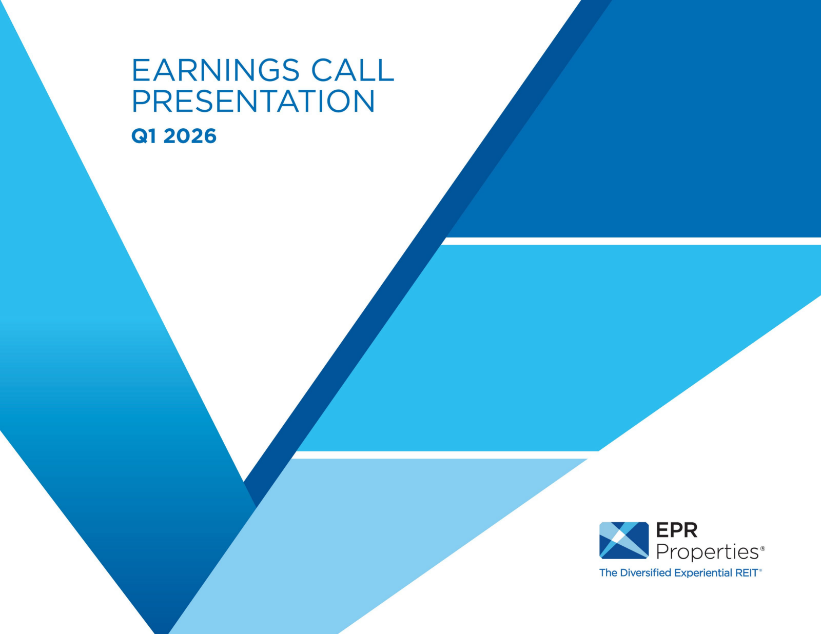 EPR Properties Announces Q2 2026 Financial Results July 29, Conference Call July 30, 2025