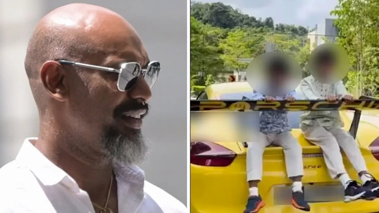 Singapore Man Fined S$5,000, Banned for Endangering Sons on Porsche Boot