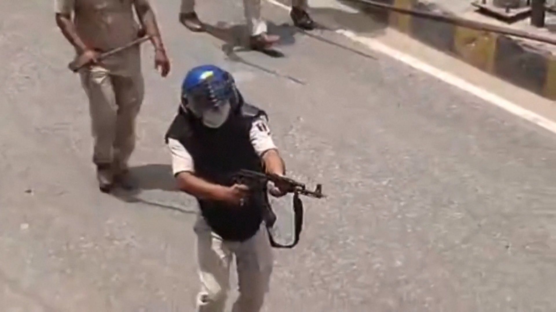 Bihar Police Suspend Constable After AK-47 Firing Amid NEET Protests; Injuries Reported