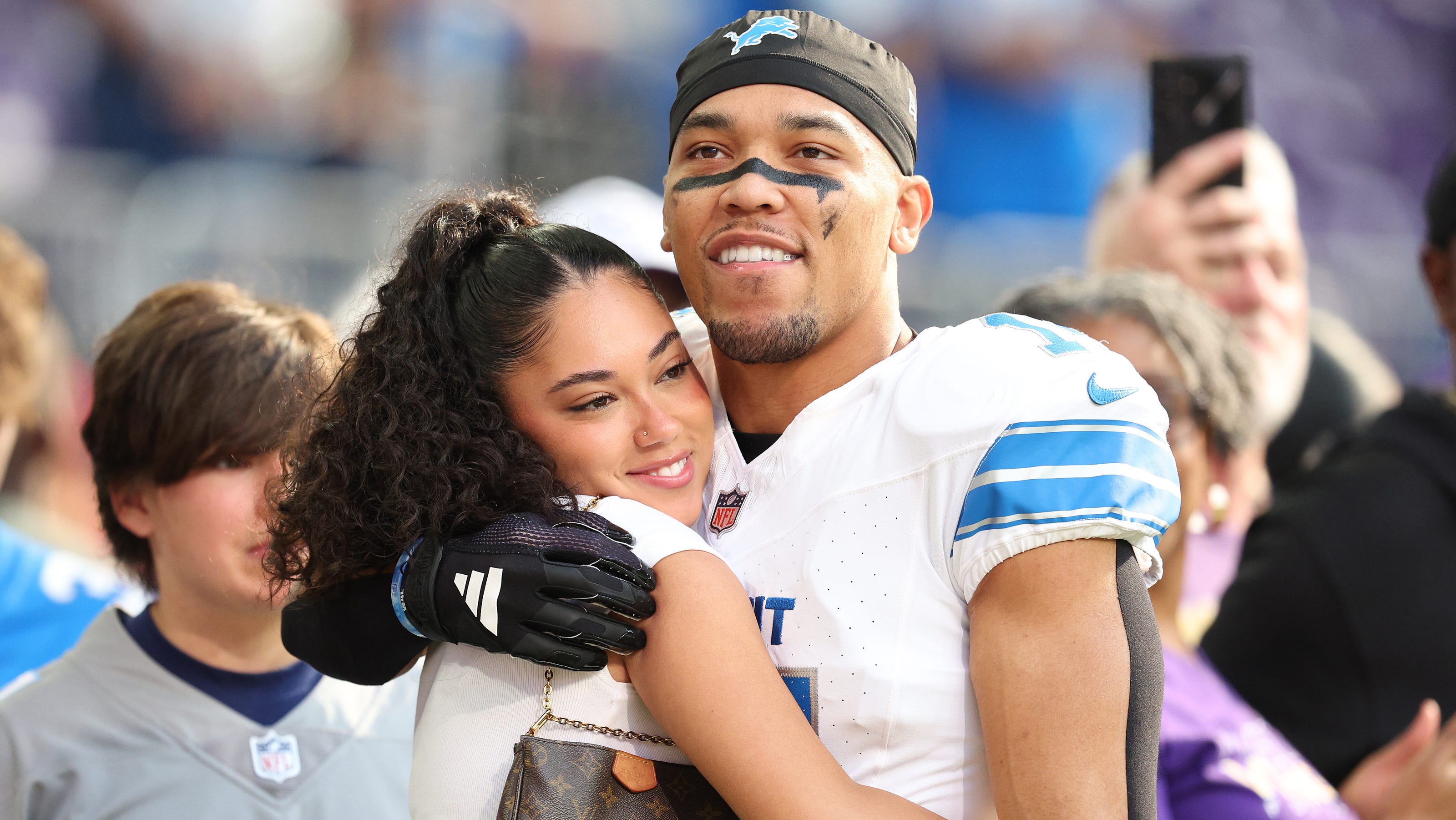 Detroit Lions' Amon-Ra St. Brown and Brooklyn Adams Announce Yacht Engagement Ahead of NFL Season
