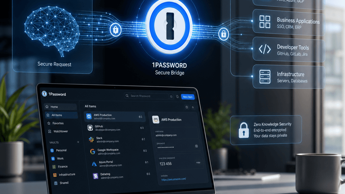 1Password Launches Claude AI Integration for Secure Credential Access with Zero-Exposure Security