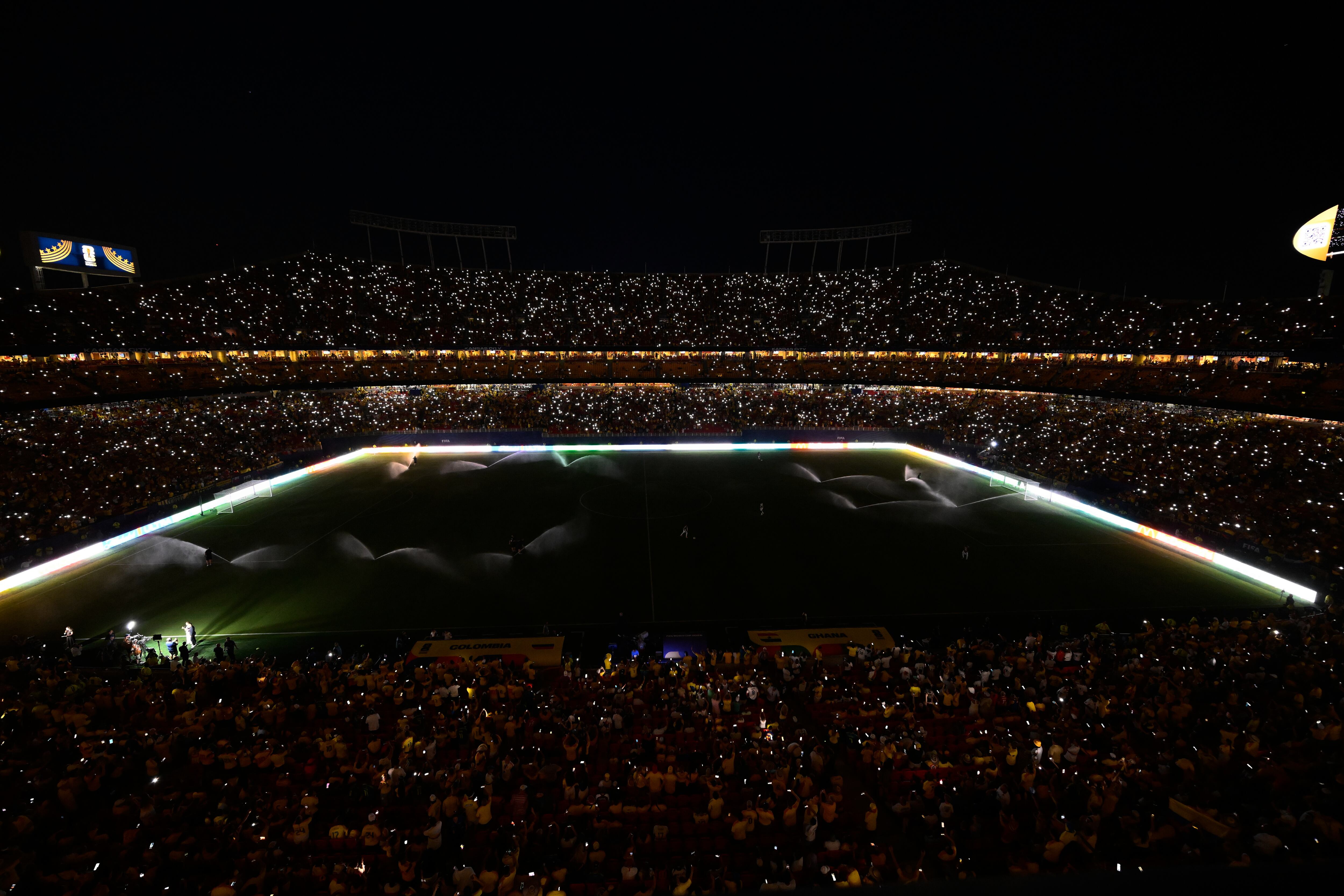 Veteran AP Photographer Reed Hoffmann Captures Unique Smartphone-Lit World Cup Stadium Photo