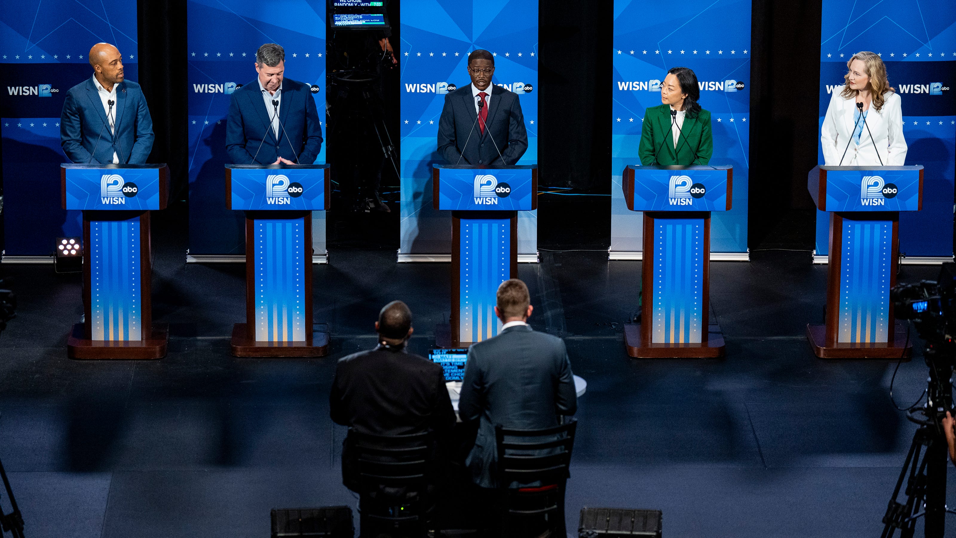Wisconsin Democratic Governor Candidates Debate; Hong Clarifies DSA Stance, Voucher Program Disagreements Emerge