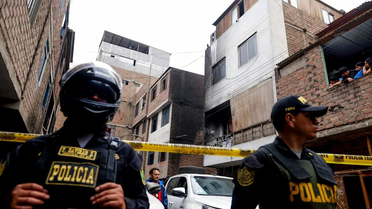 Devastating Lima Fire Kills Ten, Including Five Children; Extortion or Arson Suspected