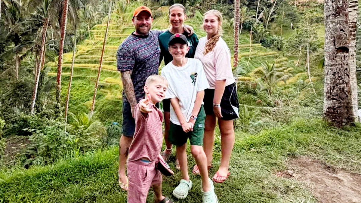 British Family Relocates to Bali, Saving Nearly £2,800 Monthly After Cancer Scare