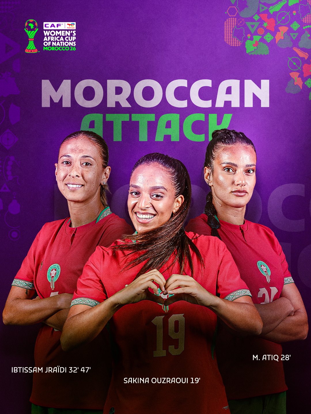 Morocco's women's team dominates Kenya 4-0 in WAFCON opener, takes early control of Group A