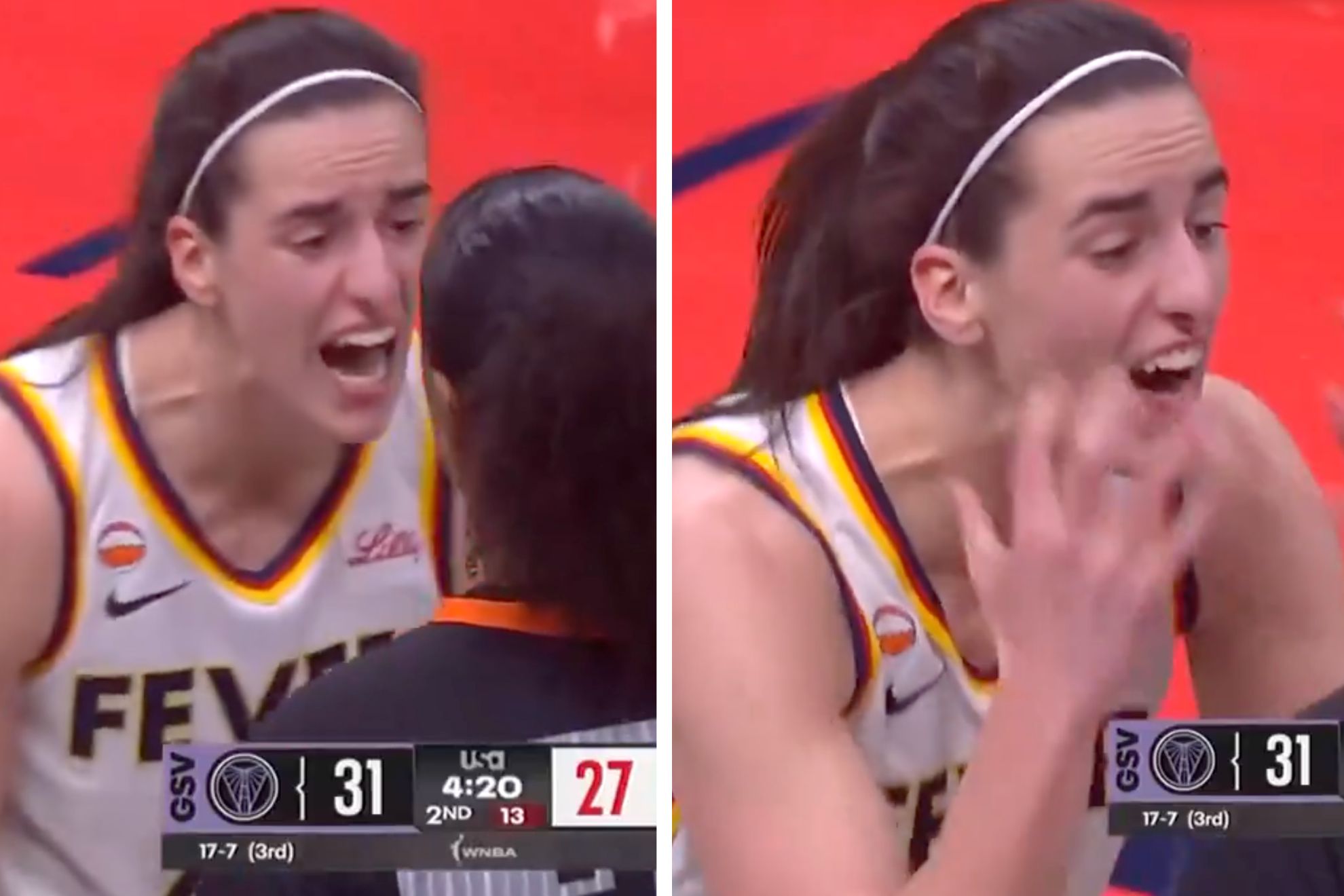 Caitlin Clark Confronts Officials During Return Game, Sparking WNBA Officiating Debate