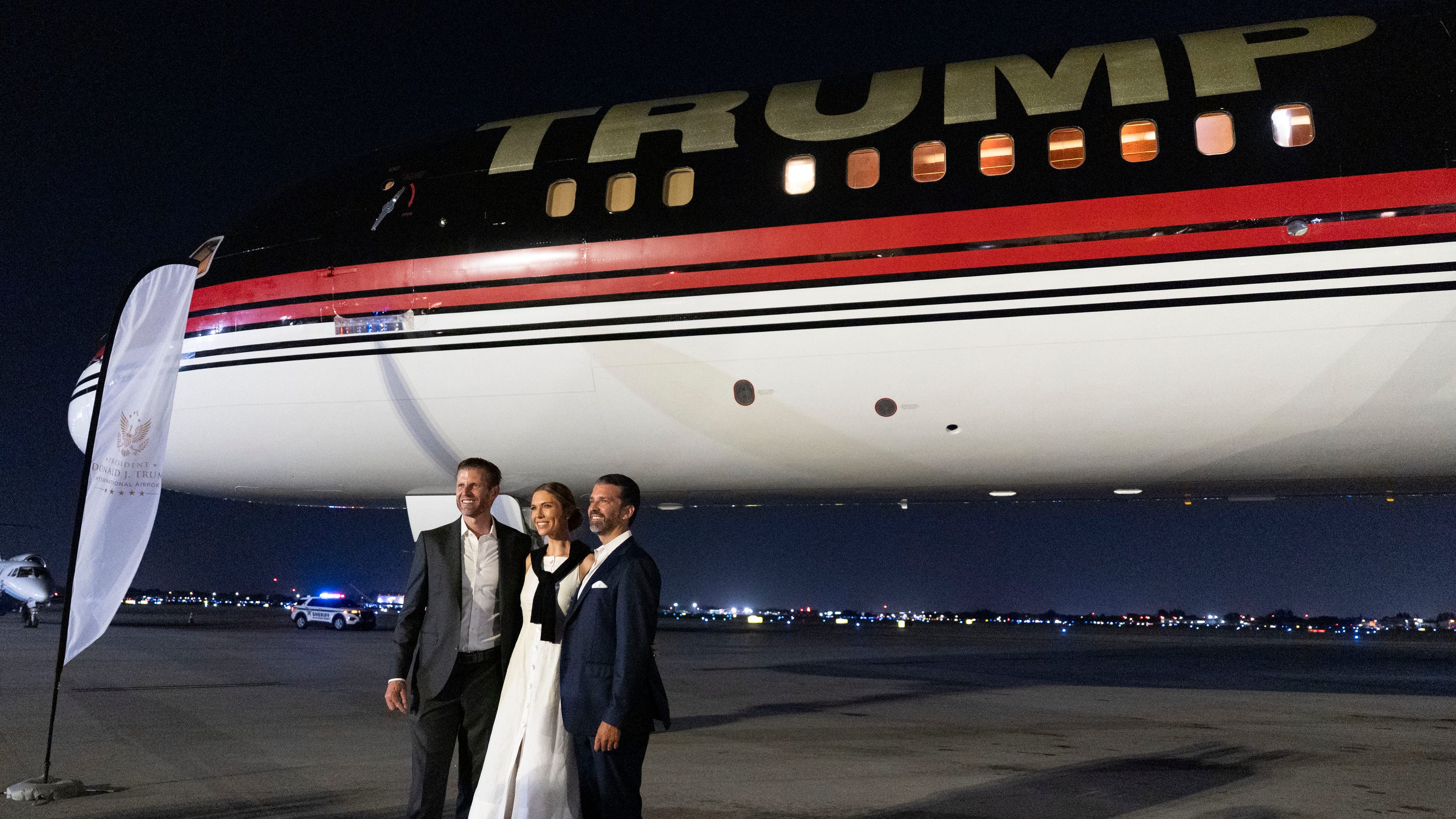 West Palm Beach Airport Renamed for Donald J. Trump; 'Trump Force One' First to Land