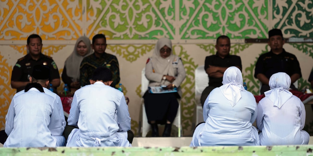 Indonesian Sharia Court Orders 21 Public Lashes for Couple Kissing on TikTok