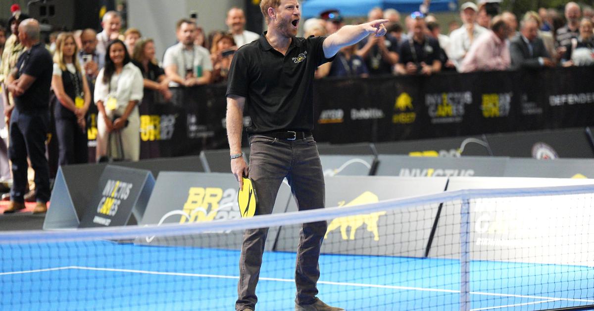 Prince Harry Takes to the Court, Trying Pickleball at Invictus Games Demonstration