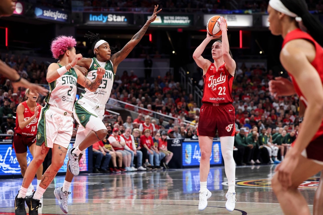 Caitlin Clark Sets Multiple WNBA Records, Leading Fever to Victory Over Storm